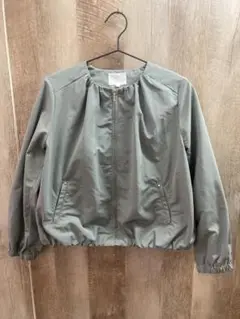 グローブ　grove ブルゾン　カーキ　グリーンギャザー　ジャケット　アウター