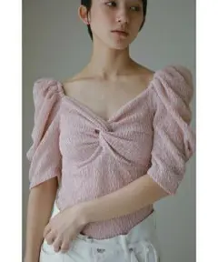 美品　カーサフライン　カップ付き　パフスリーブ