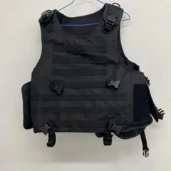 サバゲー　防弾チョッキ　黒