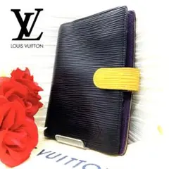 LOUIS VUITTON ヴィトン アジェンダ エピ 手帳カバー ブラック
