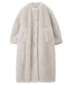 クラネ MIX FUR COCOON COAT