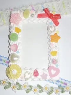 ‪ஐ‬おまけ付き‪ஐ‬ハンドメイド トレカケース ホイップデコ スイーツ