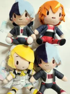 【4人セット】プロジェクトセカイ フワぷち マスコット ミニ ぬいぐるみ セット