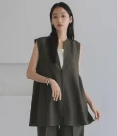 【新品タグ付】ローリーズファーム　ベスト ジレ ホップサックベスト 243341
