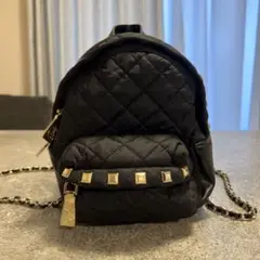 レディ　ブラックリュック小型