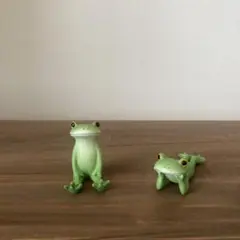 かえるのオブジェ☆コポー、コポタロウ2匹♡