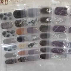 【セール価格】ハンドネイルシールクール系♪5枚セット