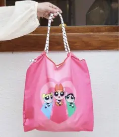 【【 新品未使用 】】パワーパフガールズ　ショルダーバッグ　エコバッグ
