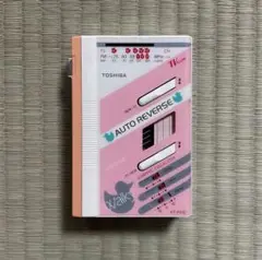 ピンクの猫様！ジャンク！TOSHIBA KT-PS10 カセットプレーヤー ピンクの猫様！ジャンク！TOSHIBA KT-PS10 カセットプレーヤー