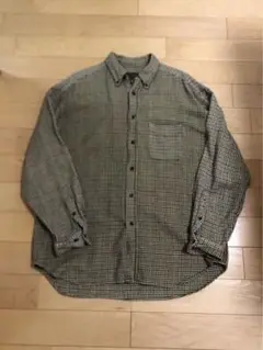 BANANA REPUBLIC 千鳥格子コットンシャツ Lサイズ