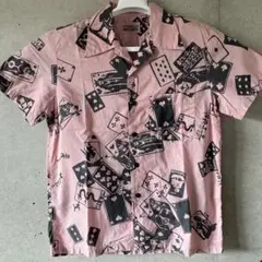 Tigre brocante トランプ柄 半袖シャツ Sサイズ ピンク