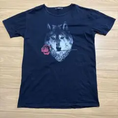 シヴァーライズ オオカミ 薔薇 Tシャツ ロンＴ トラバス レフレム OY