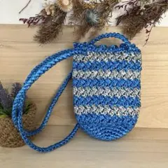 ★すずらんテープのスマホ入れショルダー✨handmade