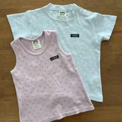 【AIGLE 】Tシャツ&タンクトップ2点セット 24month（使用感有）