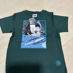 竈門炭治郎 Tシャツ 120cm ダークグリーン