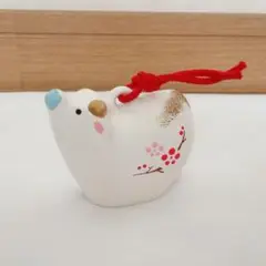 うし 置き物 土鈴 干支 丑　牛 福鈴 陶器 かわいい レトロ
