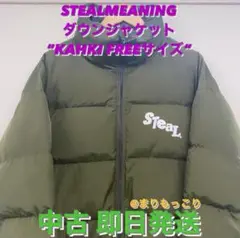 stealmeaning ダウンジャケット グリーン 緑 ドローコードあり 2025年最新】steal meaning ダウンの人気アイテム - メルカリ
