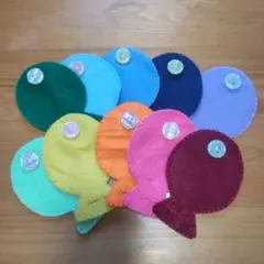◉魚のボタンつなぎ 10個セット