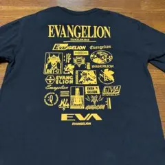 エヴァ EVANGELION イエローロゴTシャツ