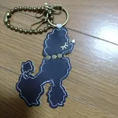 プードルのキーホルダー