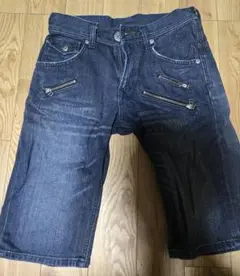 Lee ダークブルー ショートパンツ