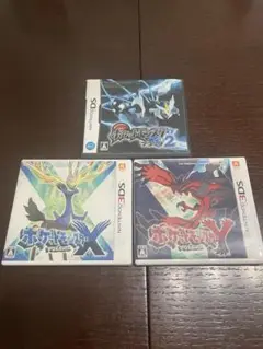 NintendoDS,3DSポケットモンスター X・Y・ブラック2 セット