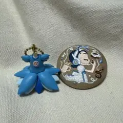 【おまけ付き】おジャ魔女どれみ　刺繍缶バッチ、ガチャガチャ