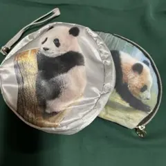 パンダのポーチ　2個セット