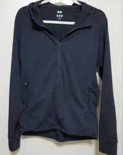 UNIQLO ユニクロ ドライEX UVカットフルジップパーカ ブラック M