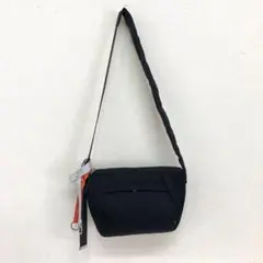 EDITA. 洗濯機で洗える ボディバッグM 5L メッシュショルダーバッグ 黒