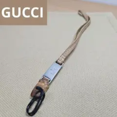 GUCCI グッチ ブラウンレザーストラップ