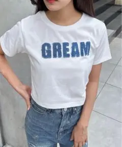 NGNIのパッチデニムコンパクトTシャツ M 新品未使用