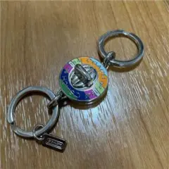 コーチ キーホルダー ターンロック COACH est.1941
