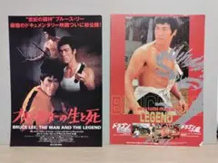 映画チラシ2枚セット　ブルース・リーの生と死 BRUCE LEE