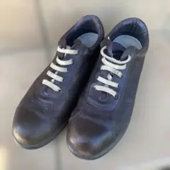 100% CAMPER ブラウンレザースニーカー 25cm