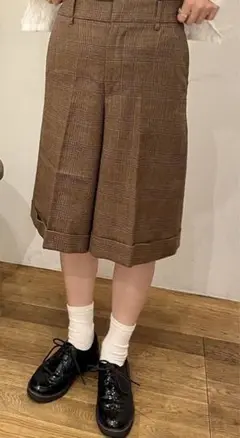 【美品】MACPHEE トゥモローランド　ハーフパンツ