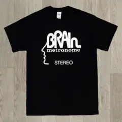 BRAIN RECORDS（ブレイン・レコード） クラウトロック Tシャツ　黒