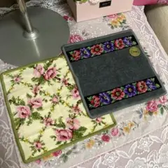 新品未使用フェイラータオルハンカチ25×25 2枚セット