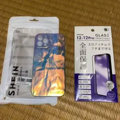 【新品】iPhone12ケース 画面カバー　ガラスフィルム　iPhone12
