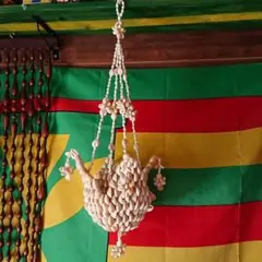 昭和レトロ シェル小物入れ シェルシャンデリア