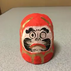 糸で製作のだるま、和紙のだるま