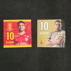 名古屋グランパス　マテウスカストロ ポテトチップスステッカー2種セット