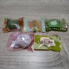 和のコンビニスイーツマスコット 5種