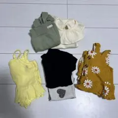 ベビー80 夏服　上下セット×4