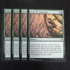 MTG　暴走の先導　英語4枚セット　IMA版