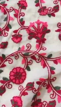インド刺繍生地　BRS