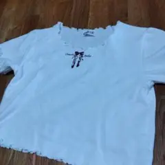 Chacott バレエ クロップドトップス ホワイト