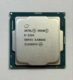 ★動作確認済み★Intel Xeon E-2224★C242/C246チップ用★