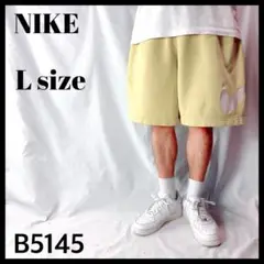 NIKE ナイキ ビッグロゴ スウェット ハーフパンツ イエロー 黄色 メンズL