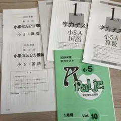 愛知県　小学ぜんけん模試　小5 2024年度第3回　国語　算数　学力テストおまけ
